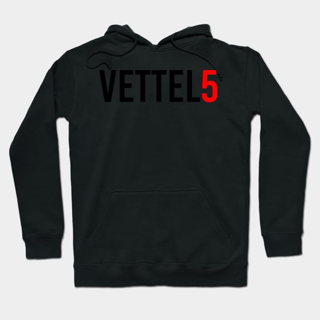 Sebastian Vettel 5 Design Hoodie by GreazyL